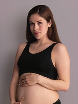 Anita Maternity Seamless black pregnancy bra