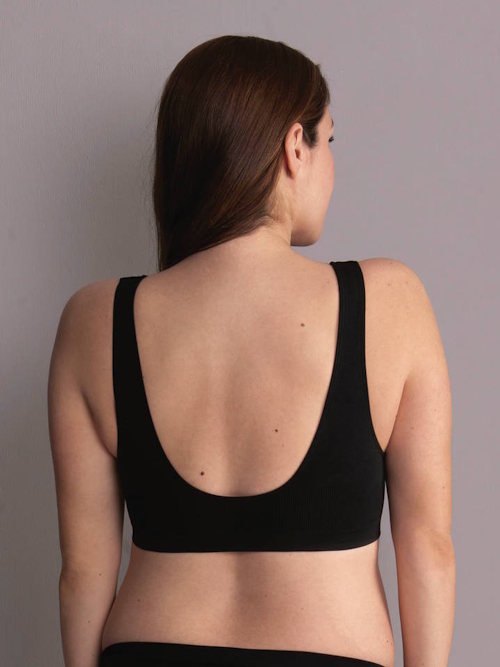 Anita Maternity Seamless black pregnancy bra