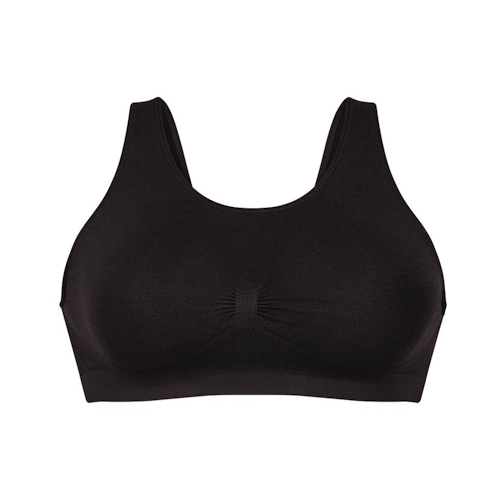 Anita Maternity Seamless black pregnancy bra