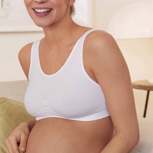 Anita Maternity Seamless snow white pregnancy bra
