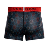 Mundo Unico Cuboide black/print sport trunk
