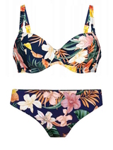 Rosa Faia Swimwear Luna blue/print set