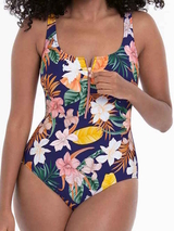 Rosa Faia Swimwear Elouise blue/print bathingsuit
