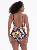 Rosa Faia Swimwear Joni blue/print bathingsuit
