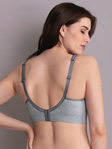 Anita Care Lynn grey melange prosthesis bra