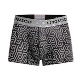 Mundo Unico Texageo black/print sport trunk
