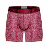 Mundo Unico Tallo red/print cotton boxer short