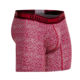 Mundo Unico Tallo red/print cotton boxer short