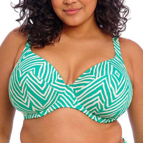 Elomi Swim Fiji Falls aqua soft-cup bikini bra