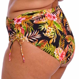Elomi Swim Tiger Valley black bikini brief