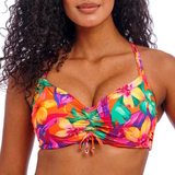 Freya Swim Sun Haze orange soft-cup bikini bra