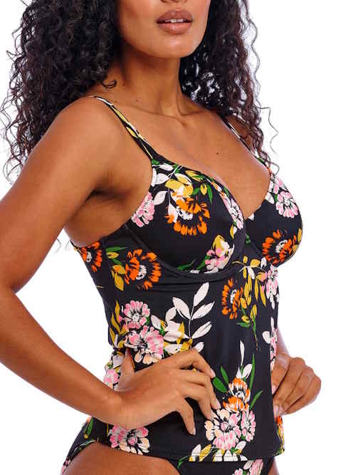 Freya Swim Twilight Soul black tankini top