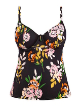 Freya Swim Twilight Soul black tankini top