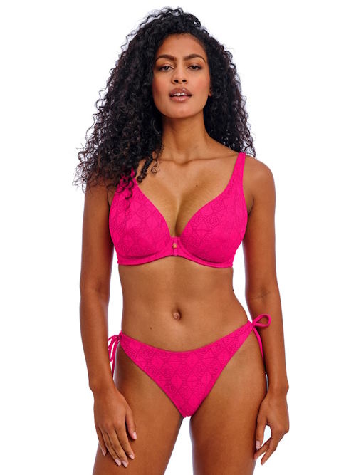Freya Swim Nomad Nights fuchsia soft-cup bikini bra