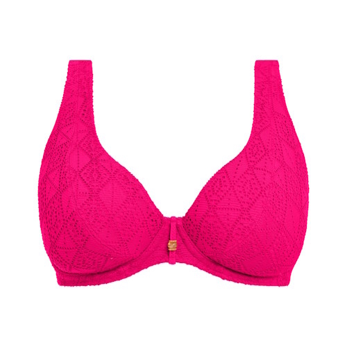 Freya Swim Nomad Nights fuchsia soft-cup bikini bra