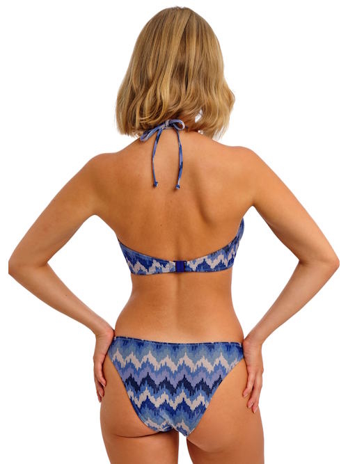 Freya Swim Arizona Wave blue/print soft-cup bikini bra