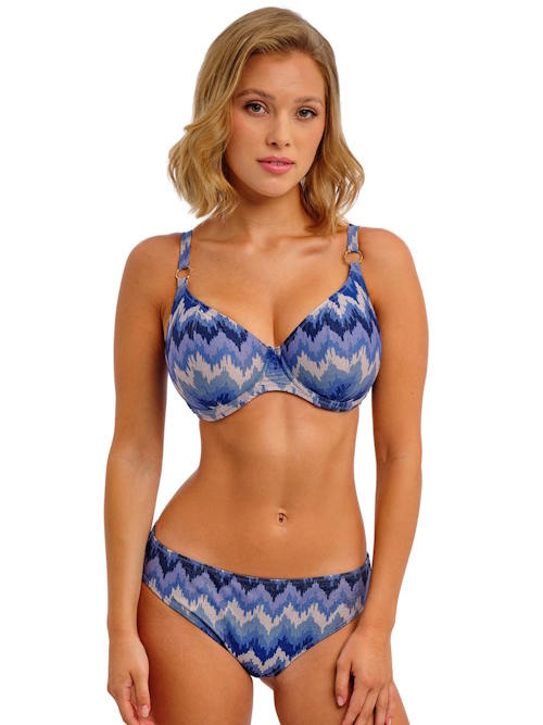 Freya Swim Arizona Wave blue/print bikini brief