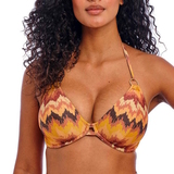 Freya Swim Arizona Wave brown padded bikini bra