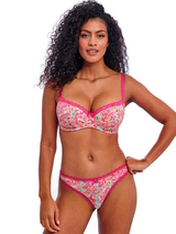 Freya Flirt hot pink padded bra