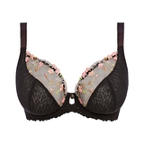 Freya Love-haze black non-padded bra