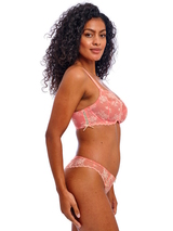 Freya Offbeat Decadence coral non-padded bra