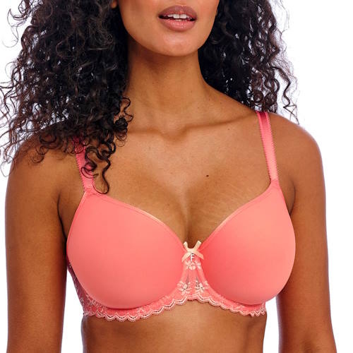 Freya Offbeat Decadence coral padded bra