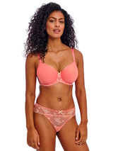 Freya Offbeat Decadence coral padded bra