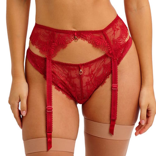 Freya Fascinate red suspender