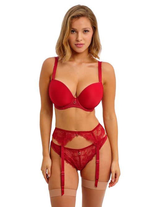 Freya Fascinate red suspender