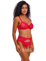 Freya Loveland red suspender