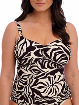 Fantasy Swim Aruba Nights black/white tankini top