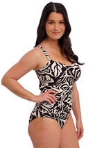 Fantasy Swim Aruba Nights black/white tankini top