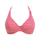 Fantasy Swim Koh Lipe red/white padded bikini bra