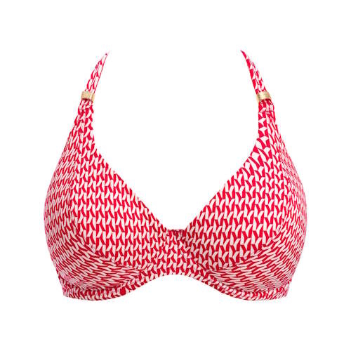 Fantasy Swim Koh Lipe red/white soft-cup bikini bra
