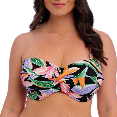Fantasy Swim Mykonos Cove black padded bikini bra