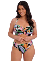 Fantasy Swim Mykonos Cove black padded bikini bra