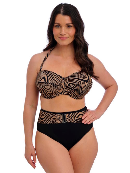 Fantasy Swim Pemba Island black/brown soft-cup bikini bra