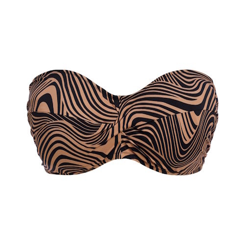 Fantasy Swim Pemba Island black/brown soft-cup bikini bra
