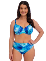 Fantasy Swim Saunton Sands blue soft-cup bikini bra
