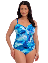 Fantasy Swim Saunton Sands blue tankini top