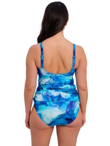 Fantasy Swim Saunton Sands blue tankini top