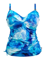 Fantasy Swim Saunton Sands blue tankini top
