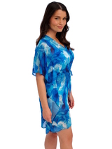 Fantasy Swim Saunton Sands blue kaftan