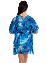 Fantasy Swim Saunton Sands blue kaftan