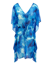 Fantasy Swim Saunton Sands blue kaftan