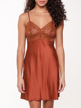 LingaDore Night Ginger Bread cinnamon slipdress