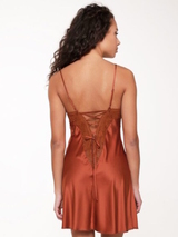 LingaDore Night Ginger Bread cinnamon slipdress