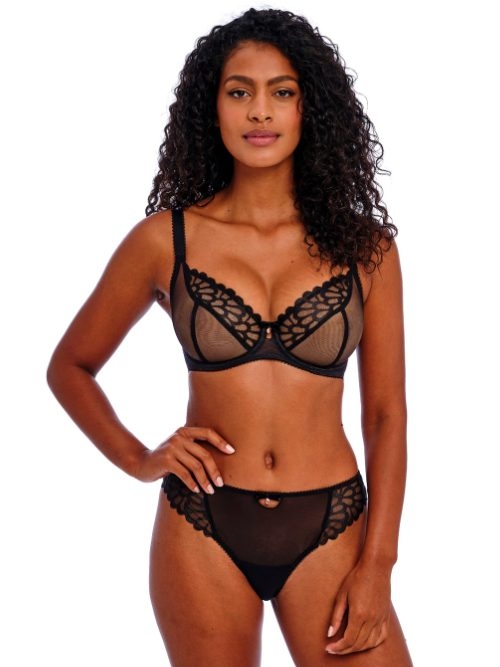 Freya Loveland black non-padded bra