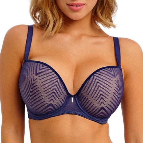 Freya Tailored blue padded bra