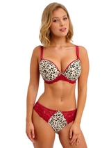 Freya Cherish Me red/white padded bra